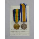 WWI medals Great War for Civilisation and George V 1914-1918 attributed to 46861 Pte R.C. Hicks K.R.