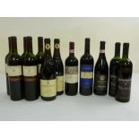 A quantity of Italian red wine to include Chianti, Valpolicella, Merlot (12)