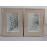 Two framed and glazed Russell Flint prints, 39 x 24cm