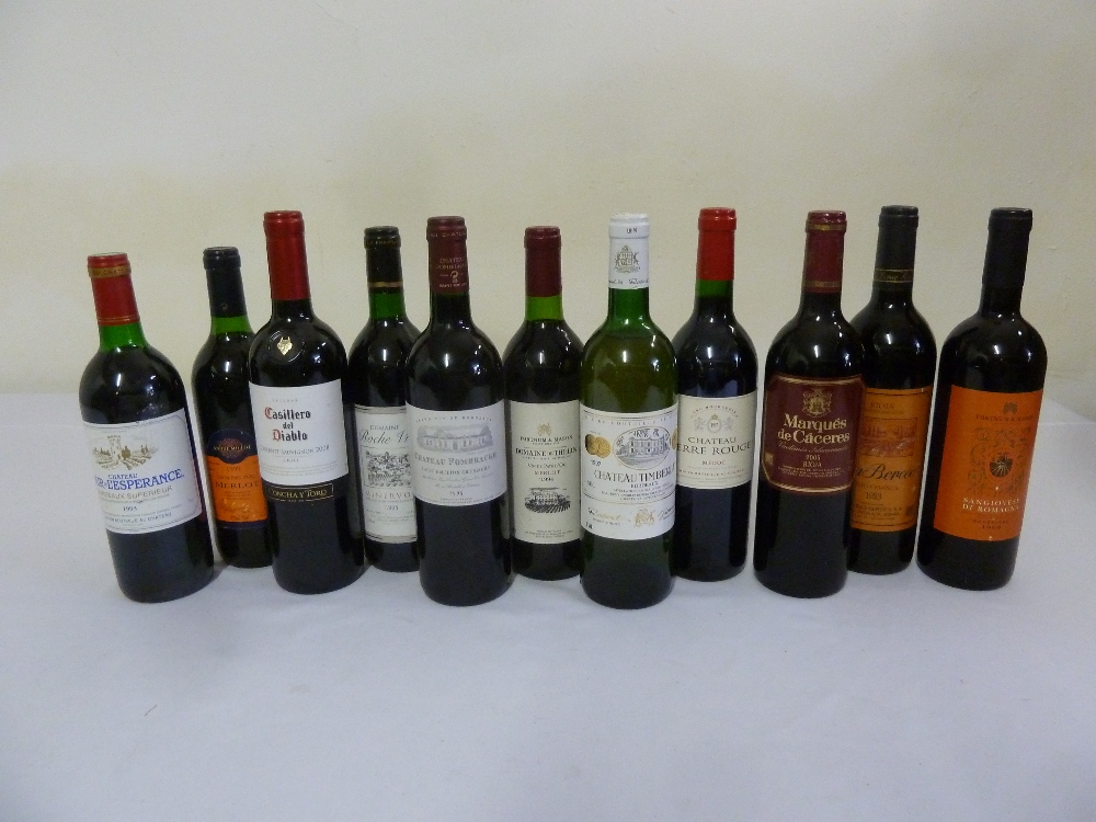 A quantity of red wine to include Burgundy and Rioja (11)