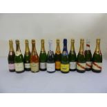 A quantity of Champagne to include Tattinger, Mumm, Bollinger, Laurent Perrier and Heidsieck (12)
