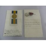 A 1914-18 Great War for Civilisation medal attributed to 145673 GNR. B. Russell R.A and a Silver