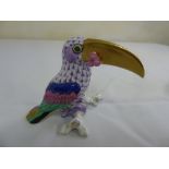 Herend figurine of a Toucan 11.5cm (h), marks to the base