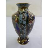 Wedgwood fairyland lustre vase baluster shaped vase, 21.5cm (h) A/F