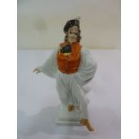 Herend figurine of a dancing nobleman, marks to the base, 28cm (h)