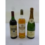 Christmas trio to include 1966 Chateau Larrieu Medoc, 1981 Chateau Coutet Barsac, N/V Pascal Benoist