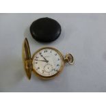 A 14ct gold pocket watch, approx total weight 77.0g