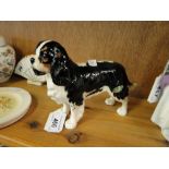 A Beswick figure of a spaniel.