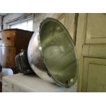 A large industrial light fitting.