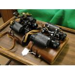 2 pairs of Vintage binoculars.