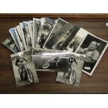 A Collection of Vintage Speedway postcards and photographs circa 1930s,