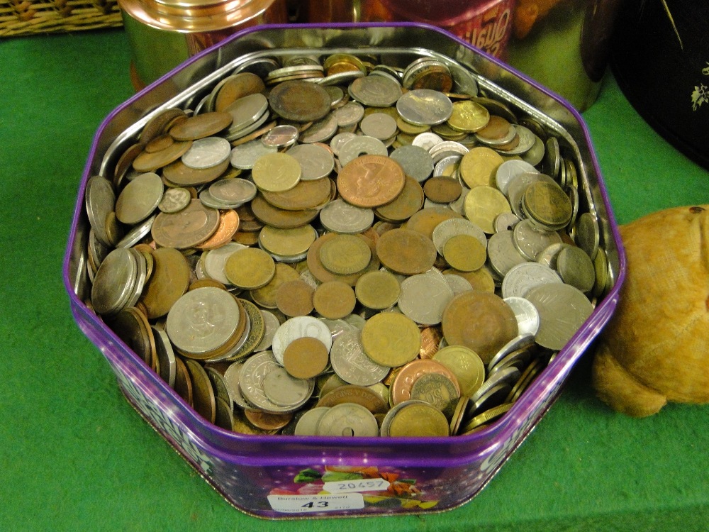 Quantity of coins.