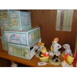 6 Royal Doulton Winnie the Pooh figures, boxed.