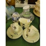 Royal Doulton "Sarafan" teaset for 4-people including milk and sugar,