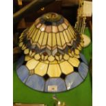 A Tiffany style ceiling light bowl,