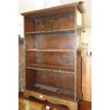 An Oak open bookcase