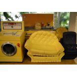 A child's Sindy toy washing machine, sink, suite, etc.