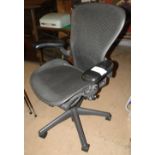 A Herman Miller Aeron office chair size B