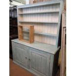 A painted pine dresser.