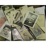 Autograph books, signed photographs, etc.