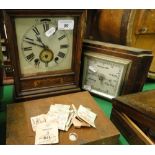 A mantel clock, a barometer, etc.