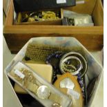 2 Boxes of costume jewellery,