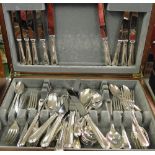 Canteen of cutlery for 6 people with bead edge
