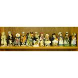 A set of 12 Wood's Charles Dickens Toby jug Collection.