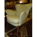 An Upholstered armchair