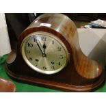 Napoleon hat 2-train mantel clock.