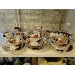 A 19th century Spode Imari pattern gilded tea and coffee service, pattern no.