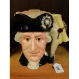 A large Royal Doulton Antagonists Collection Character jug - George III/George Washington.