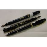 A Vintage Sheaffer fountain pen and 2 others.