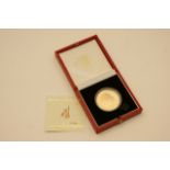 United Kingdom Millennium gold proof crown, 2000, 0496/2500, boxed, with certificate, 39.