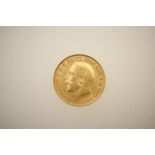 George V half sovereign, 1911 (EF), weight approx.