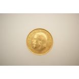 George V half sovereign, 1914 (EF), weight approx.