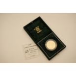 United Kingdom £5 brilliant uncirculated gold coin, 1996, 0386/1000, boxed, with certificate, 39.