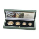 United Kingdom Gold Proof Four-Coin Sovereign Collection, 2007, 1159/1750, boxed, with certificate,