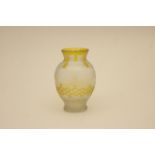 Legras cameo glass vase,