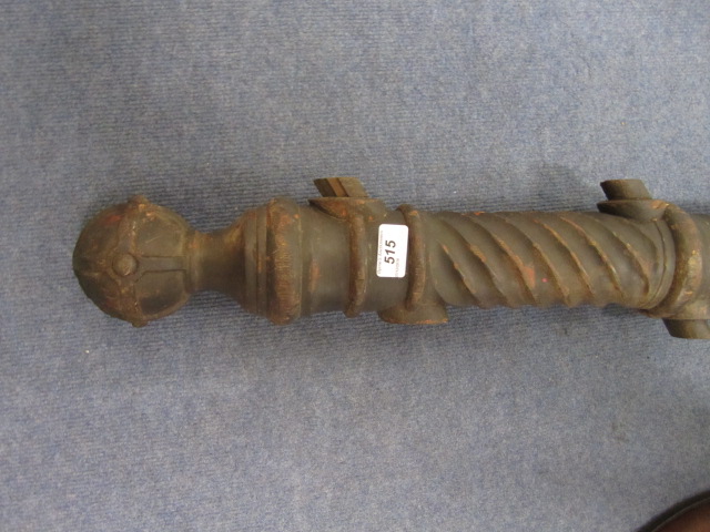 Early 19th Century carved wooden newel post, - Image 2 of 11