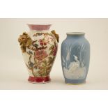 Charles Tharaud, Limoges, pate-sur-pate porcelain vase,