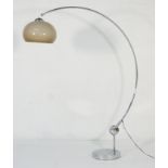 Vintage chrome arc lamp, late 1960s/early 1970s,