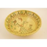 Cliousclat pottery bowl, French,