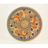 Charlotte Rhead Crown Ducal wall plaque, decorated in the Byzantine pattern,