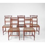 A Set of five Chairs,D. Maria I, Queen of Portugal (1777-1816), satinwwod, bronze applications en