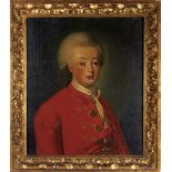 Portrait of D. José, Prince of Brazil (1761-1788), oil on canvas, handwritten inscription on the