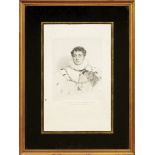 Portrait of D. Pedro de Sousa Holstein - 1st Duke of Palmela and horse-harness, lithograph on paper,