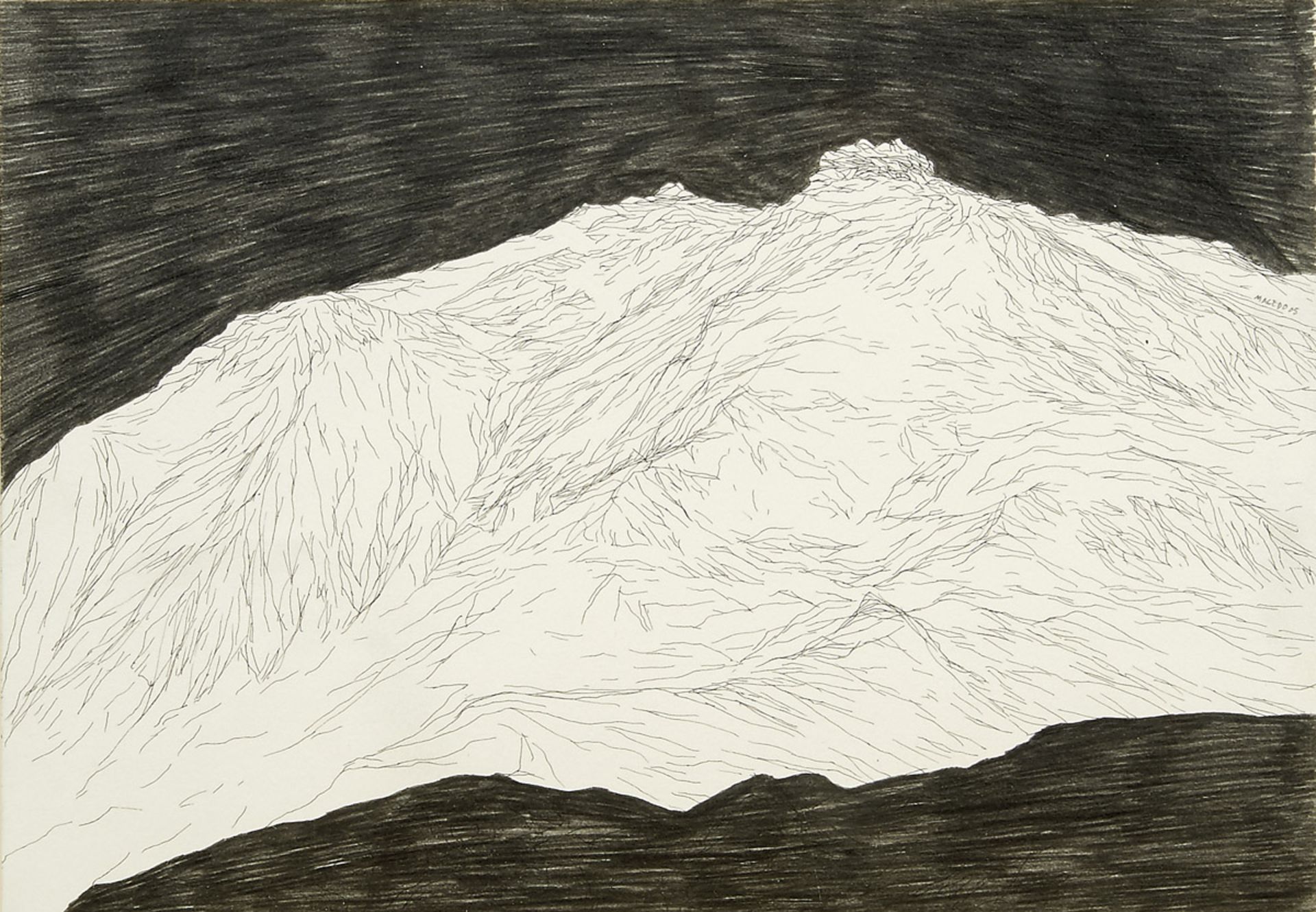 RUI MACEDO - NASC. 1975, Untitled, pencil on paper, signed and dated 2005, Dim. - 20 x 30 cm