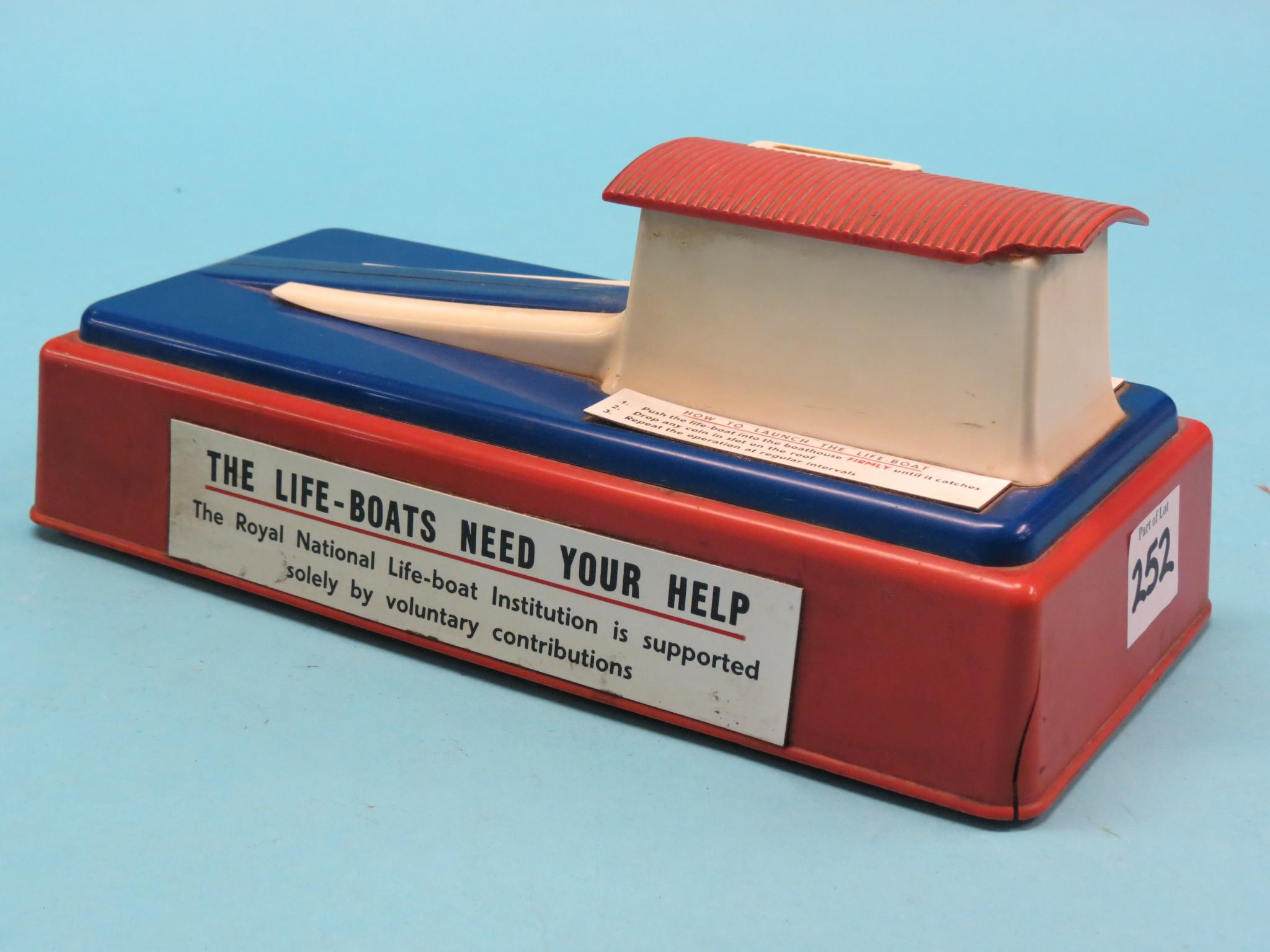 Two vintage charity donations boxes, International League for Horses ...