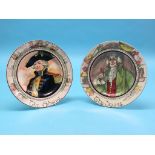 A Royal Doulton seriesware plate, The Admiral, D6278, and another, The Squire, D6284, 10.5in.